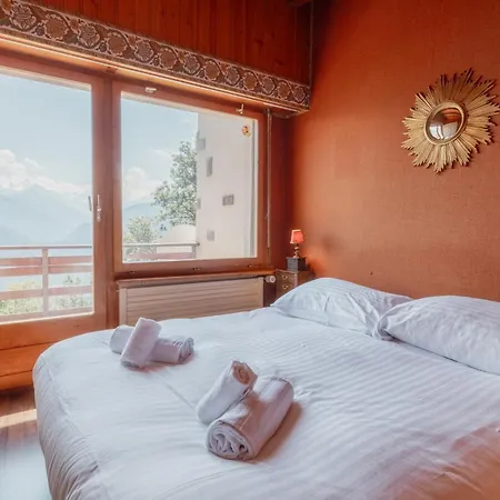 Appartement Magnifique Mitoyen Avec Vue Sur Les Montagnes Crans-Montana