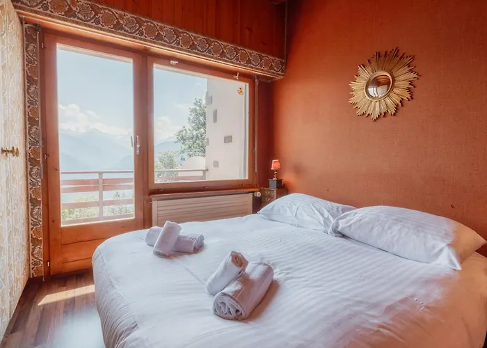 Appartement Magnifique Mitoyen Avec Vue Sur Les Montagnes Crans-Montana